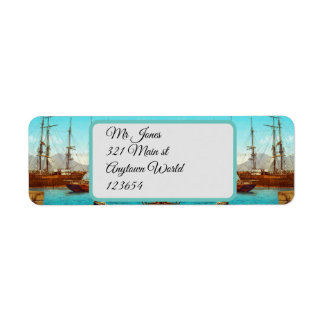 Vintager Hafen Italien 1800