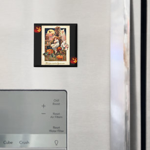 Vintager Halloween-Albtraum Magnet