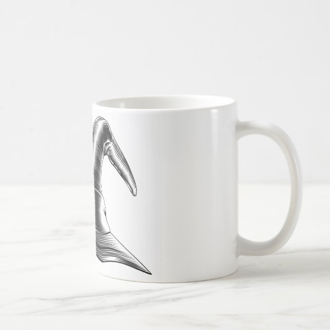 Vintager Halloween-Hexehut Kaffeetasse (Rechts)