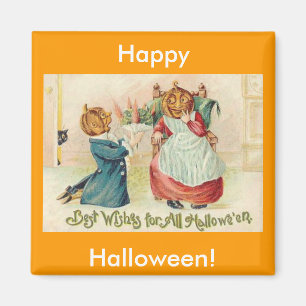 Vintager Halloween-Jack o'Lantern Magnet