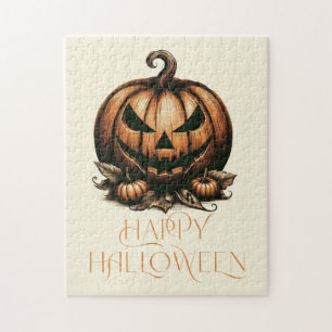 Vintager Halloween-Kürbis