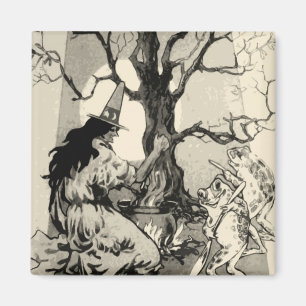 Vintager Halloween-Magnet Magnet