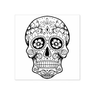 Vintager Halloween-Tag Gummistempel