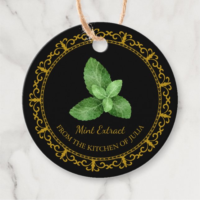 Vintager Hang Tag Geschenkanhänger (Vorderseite)
