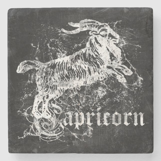 Vintager Hartkorn Steinuntersetzer (Vorderseite)