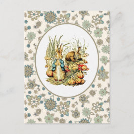 Vintager Hase. Osterpostkarten Feiertagspostkarte