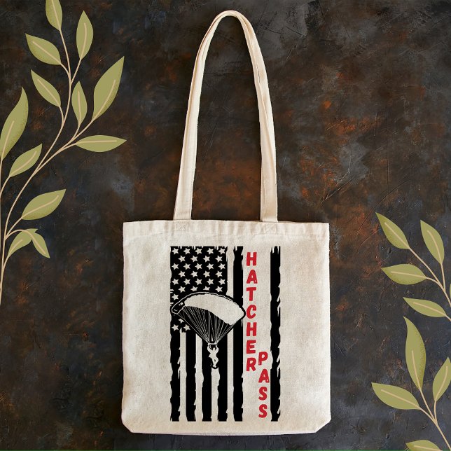 Vintager Hatcher Pass Paragliding Skydiving Tragetasche (Von Creator hochgeladen)