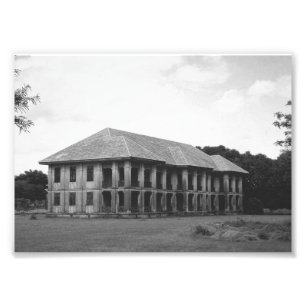 Vintager Haus-Foto-Druck Fotodruck