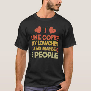 Vintager Hausbesitzer wie Coffee Liebe Lowchen T-Shirt