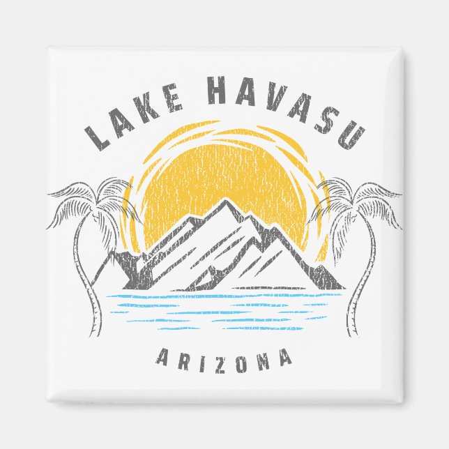 Vintager Havasu-Arizonassee Magnet (Vorne)