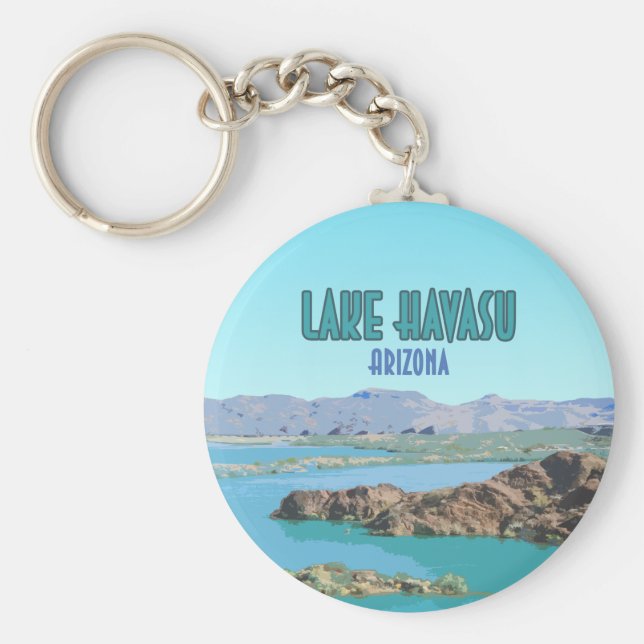 Vintager Havasu-Arizonassee Schlüsselanhänger (Vorne)
