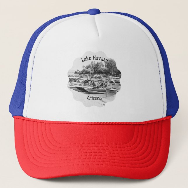 Vintager Havasu-Kanal Truckerkappe (Vorderseite)