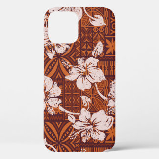 Vintager hawaiianischer Hibiskus-Blume Case-Mate iPhone Hülle