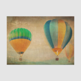 Vintager Heißluftballon Seidenpapier