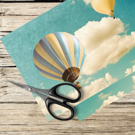 Vintager Heißluftballon Seidenpapier