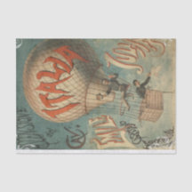 Vintager Heißluftballon