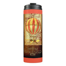 Vintager Heißluftballon Thermosbecher