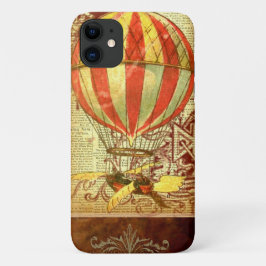 Vintager Heißluftballon viktorianische Abbildung Case-Mate iPhone Hülle