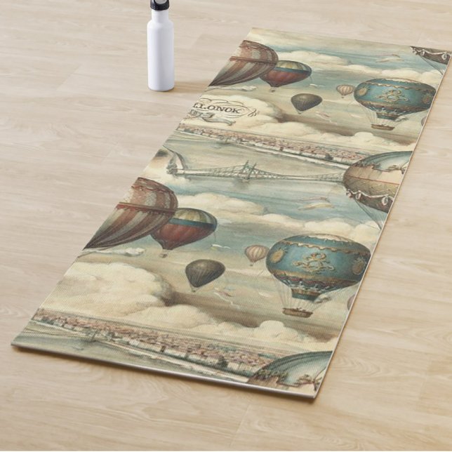 Vintager Heißluftballon Yoga Mat Yogamatte (Von Creator hochgeladen)