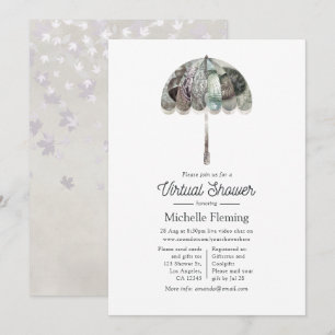 Vintager Herbst - Herbstweißdusche Einladung