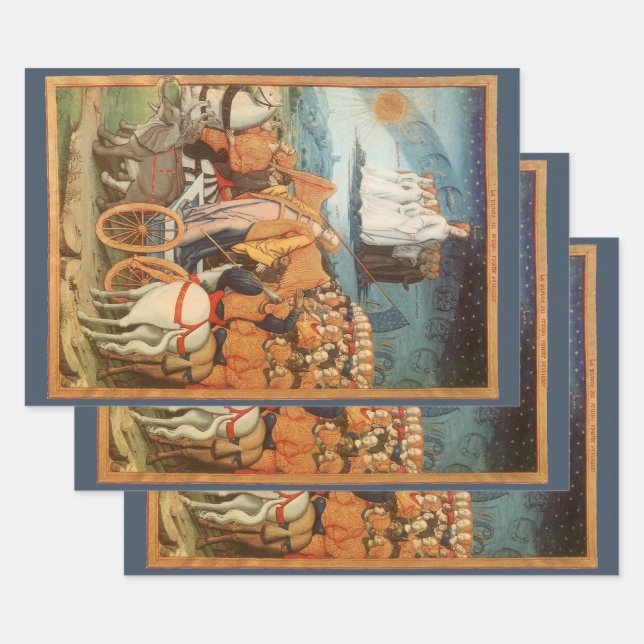 Vintager Himmelsastronomie-Power des Himmels Geschenkpapier Set (Set)