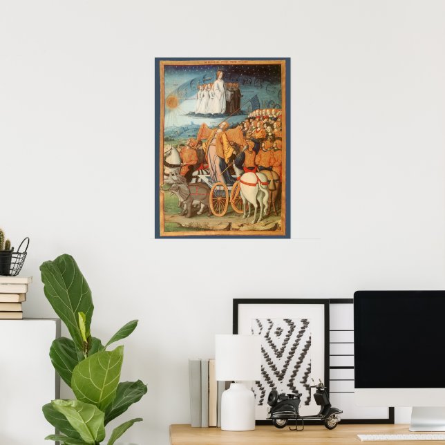Vintager Himmelsastronomie-Power des Himmels Poster (Heimbüro)