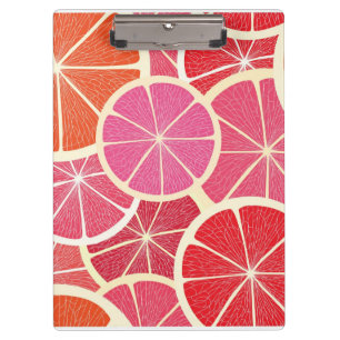 Vintager Hintergrund der Pampelmuse Klemmbrett