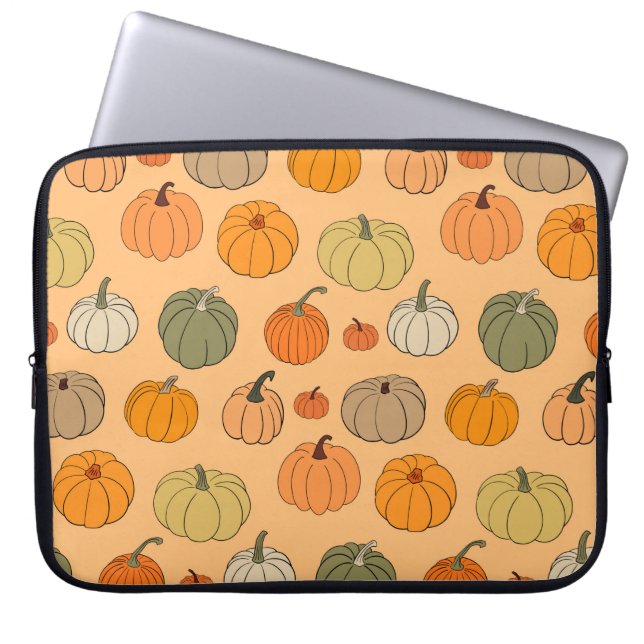 Vintager Hintergrund für glattes Herbst Laptopschutzhülle (Vorderseite)