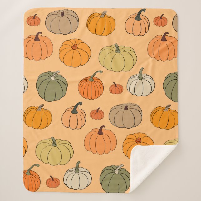 Vintager Hintergrund für glattes Herbst  Sherpadecke (Vorderseite)