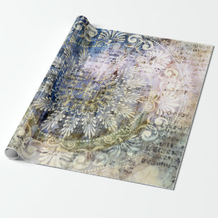 Vintager Hintergrund mit Tradit Geschenkpapier