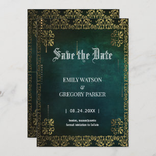 Vintager Hintergrund Save the Date