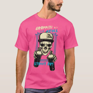 Vintager Hip Hop Urban Art Graffiti Artist Spray C T-Shirt