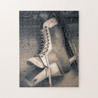 Vintager Hockey-Skate BW