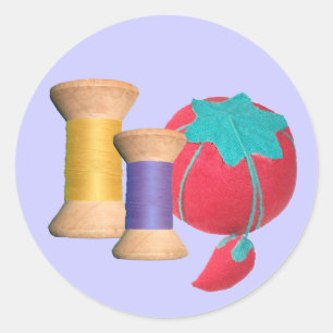 Vintager Holzpool Runder Aufkleber