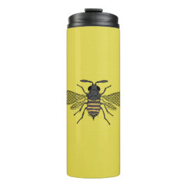 Vintager Honigbiene-Punkt Thermosbecher