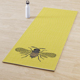 Vintager Honigbiene-Punkt Yogamatte