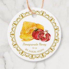 Vintager Honigwabenpomegranate Honey Hang Tag Geschenkanhänger