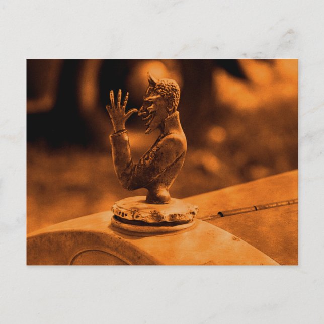 Vintager Hood Ornament Postkarte (Vorderseite)