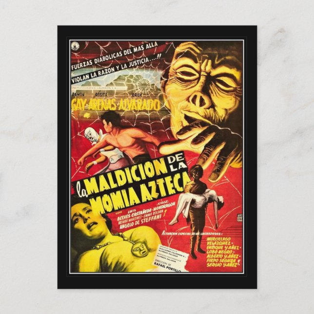 Vintager Horror - Postkarte (Vorderseite)