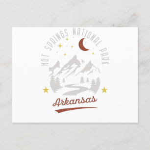 Vintager Hot Springs-Nationalpark Arkansas Postkarte