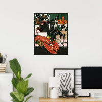 Vintager Hummer Champagner; Extravagantes elegante
