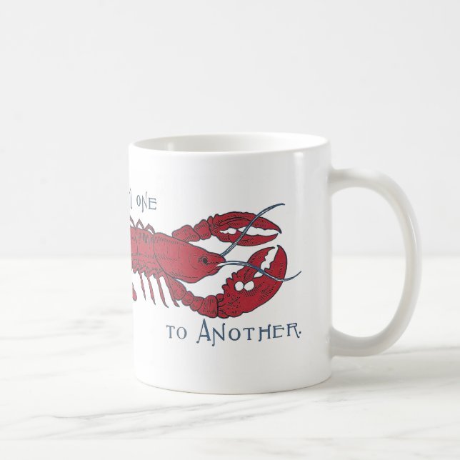 Vintager Hummer Kaffeetasse (Rechts)