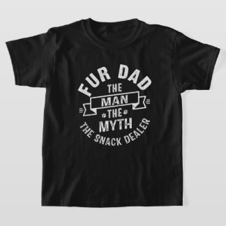 Vintager Hund Vater Man Myth Snack Dealer Vater Ta T-Shirt