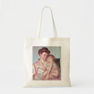 Vintager Impressionismus, Sleepy Baby von Mary Cas Tragetasche