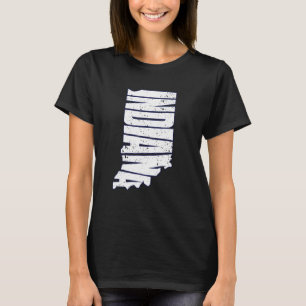 Vintager Indiana-Staat T-Shirt