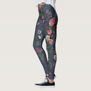 Vintager Indigogarten Leggings