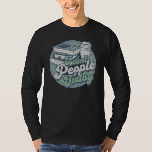 Vintager introvertierter Spaß ich kann Menschen he T-Shirt