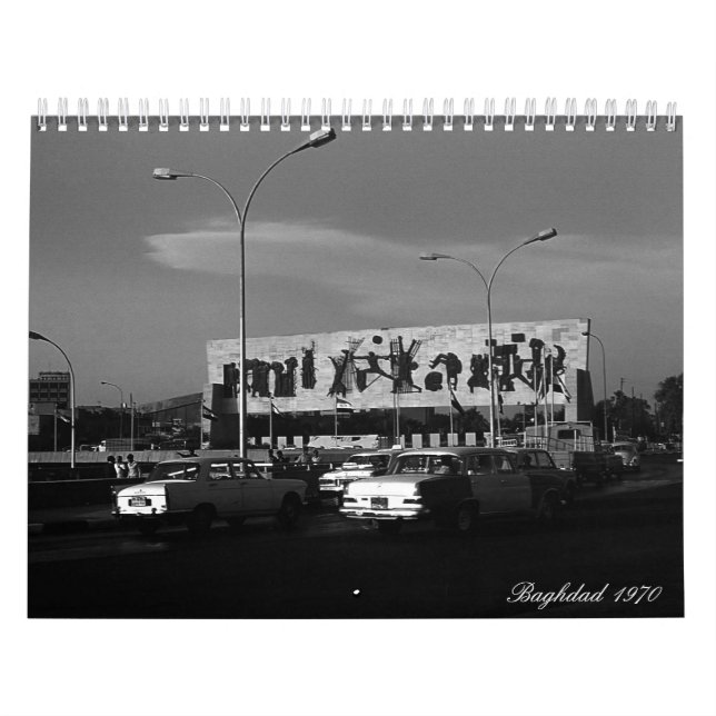 Vintager Irak Bagdad 1970 Kalender (Titelbild)