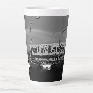 Vintager Irak Bagdad-Tahrir-Platz 1970 Untersetzer Milchtasse