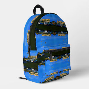 Vintager Irak Baghdad-Tahrir-Platz Bedruckter Rucksack
